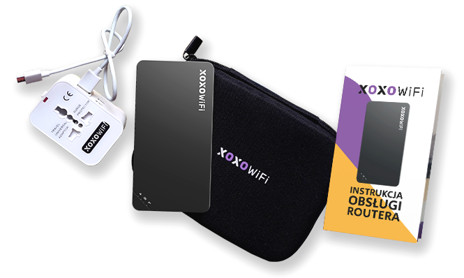 Elegancki zestaw zawiera