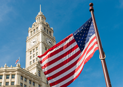 Flaga USA - Internet XOXO WiFi