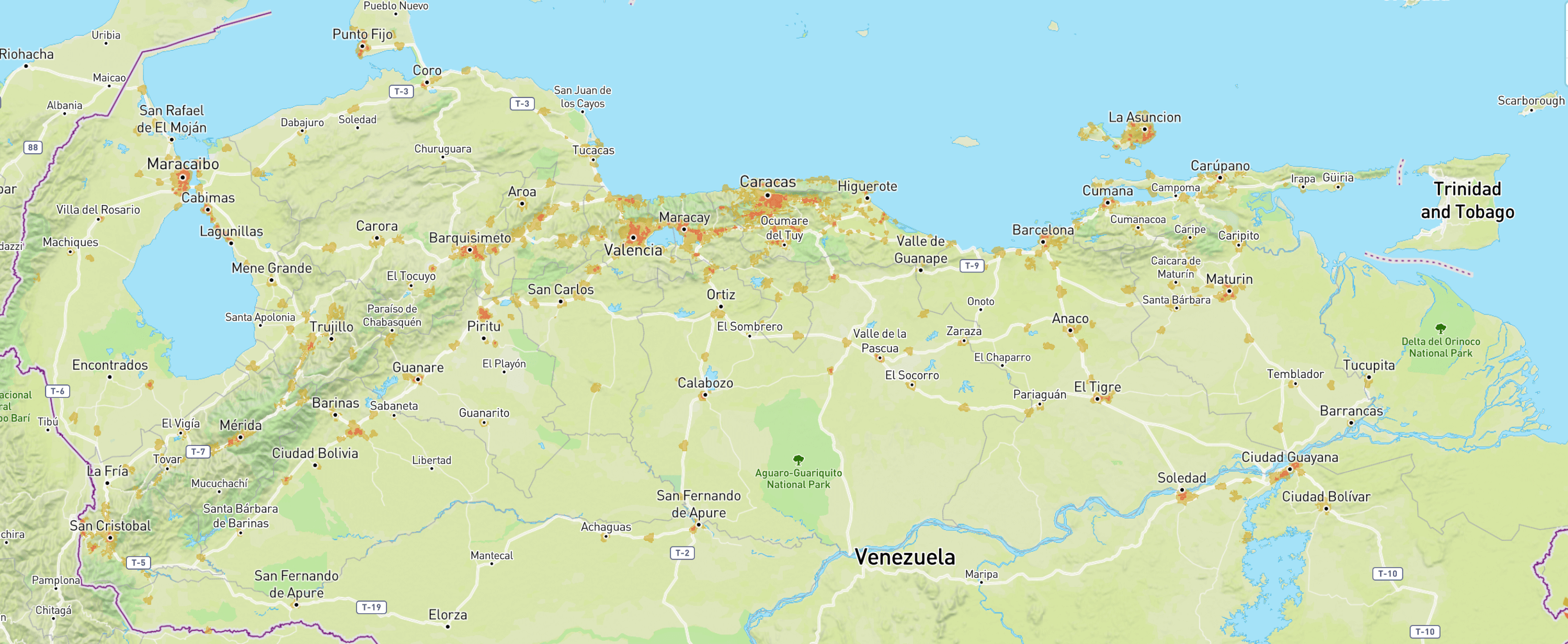 Zasięg operatora Digicell